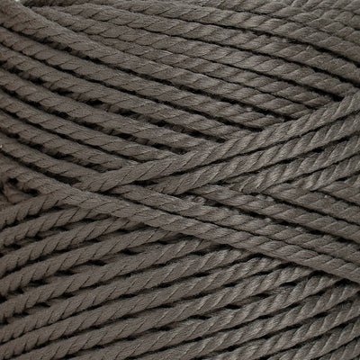 OUTDOOR RECYCLED CORD 3 MM - 3 PLY -  DARK TAUPE COLOR
