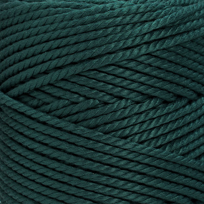 OUTDOOR RECYCLED CORD 3 MM - 3 PLY -  FOREST GREEN COLOR