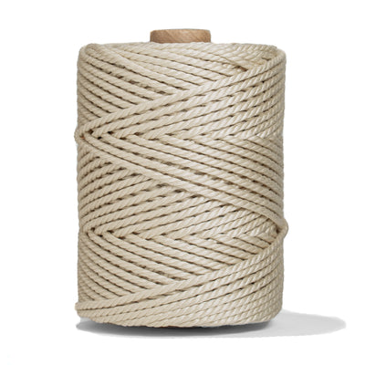 OUTDOOR RECYCLED CORD 3 MM - 3 PLY - NATURAL COLOR