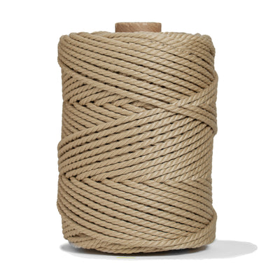 OUTDOOR RECYCLED CORD 3 MM - 3 PLY -  SAND COLOR