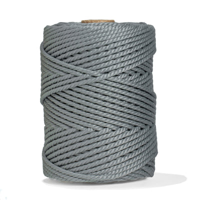 OUTDOOR RECYCLED CORD 3 MM - 3 PLY -  SOFT GRAY COLOR