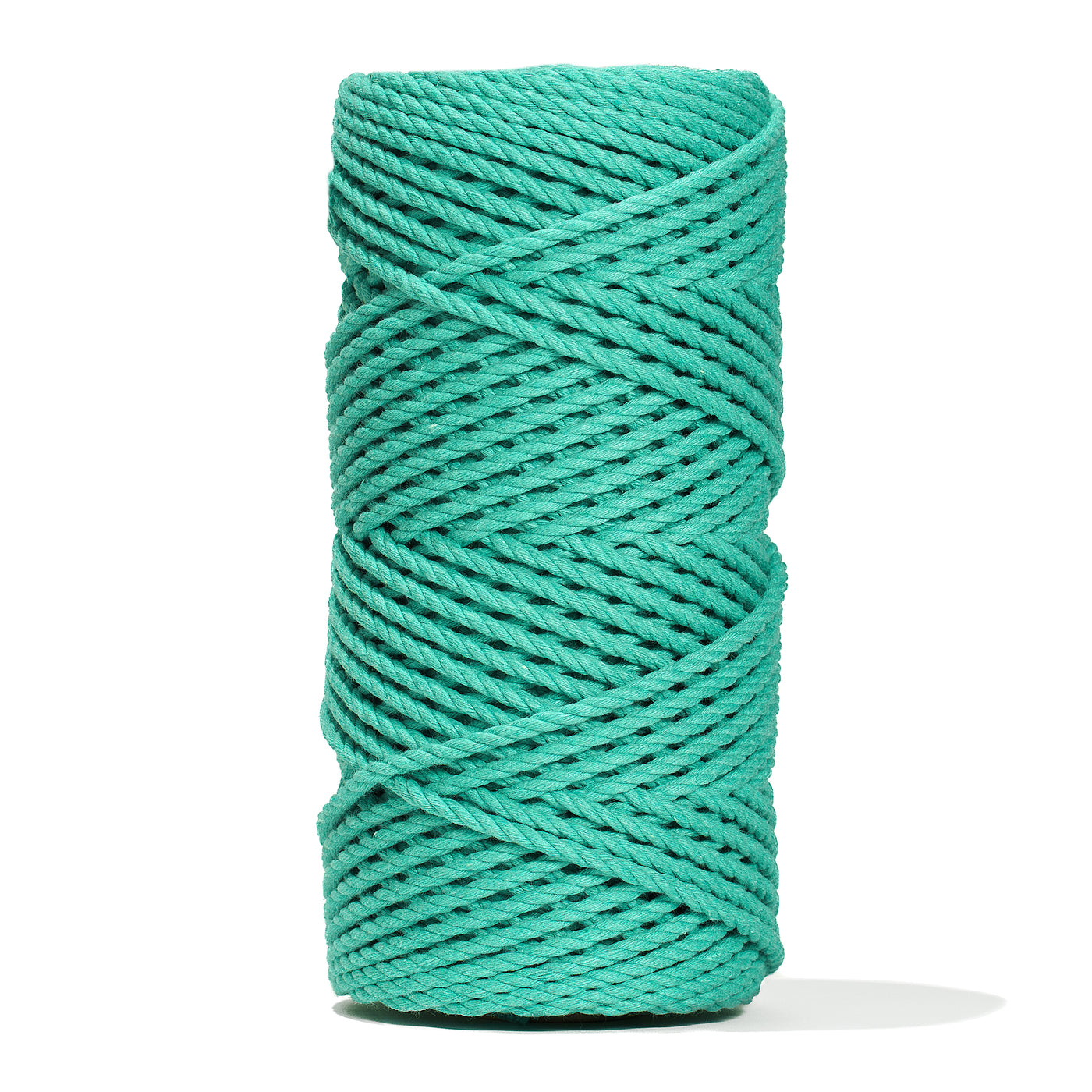 COTTON ROPE ZERO WASTE 3 MM - 3 PLY - CARIBBEAN SEA COLOR