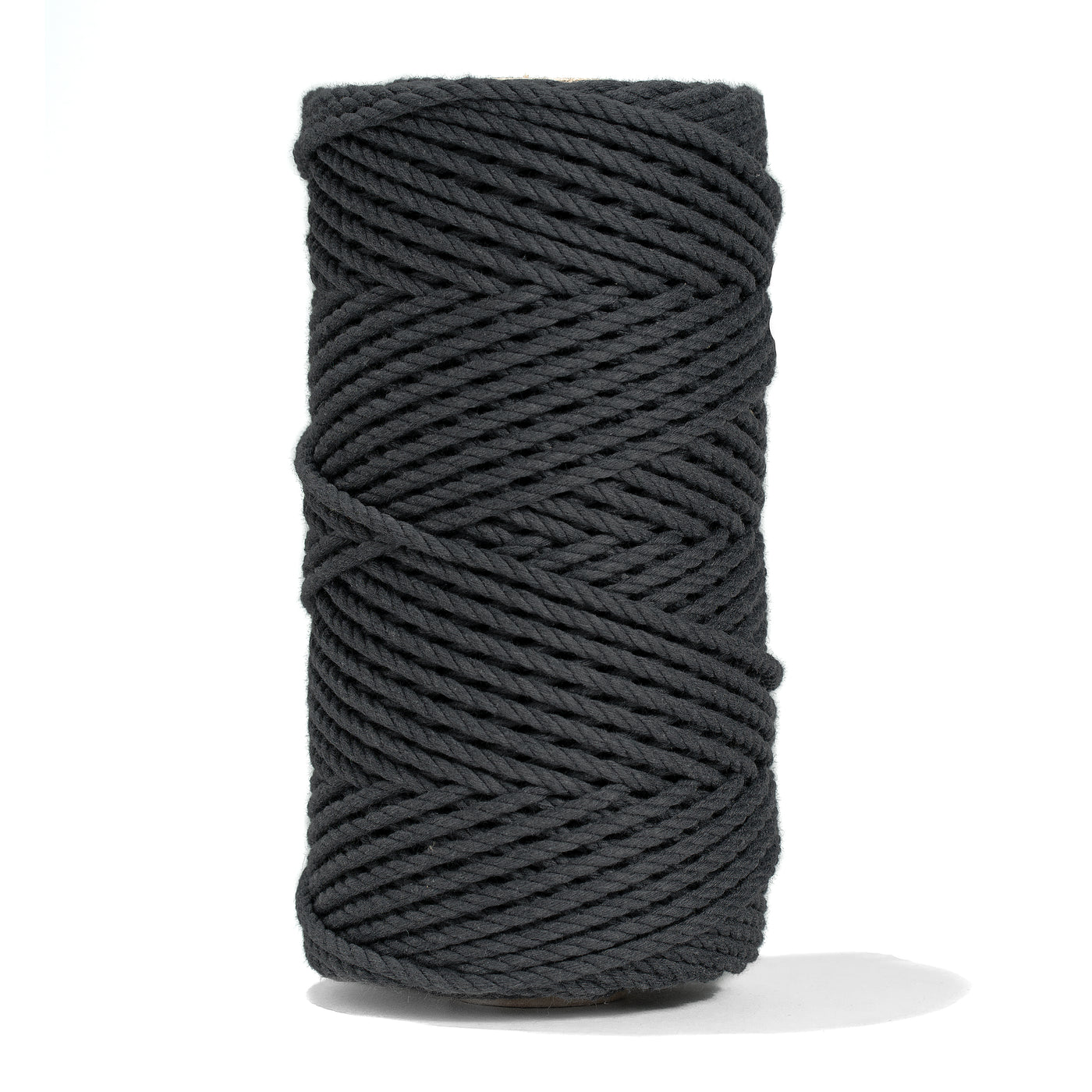 COTTON ROPE ZERO WASTE 3 MM - 3 PLY - ANTHRACITE GRAY COLOR