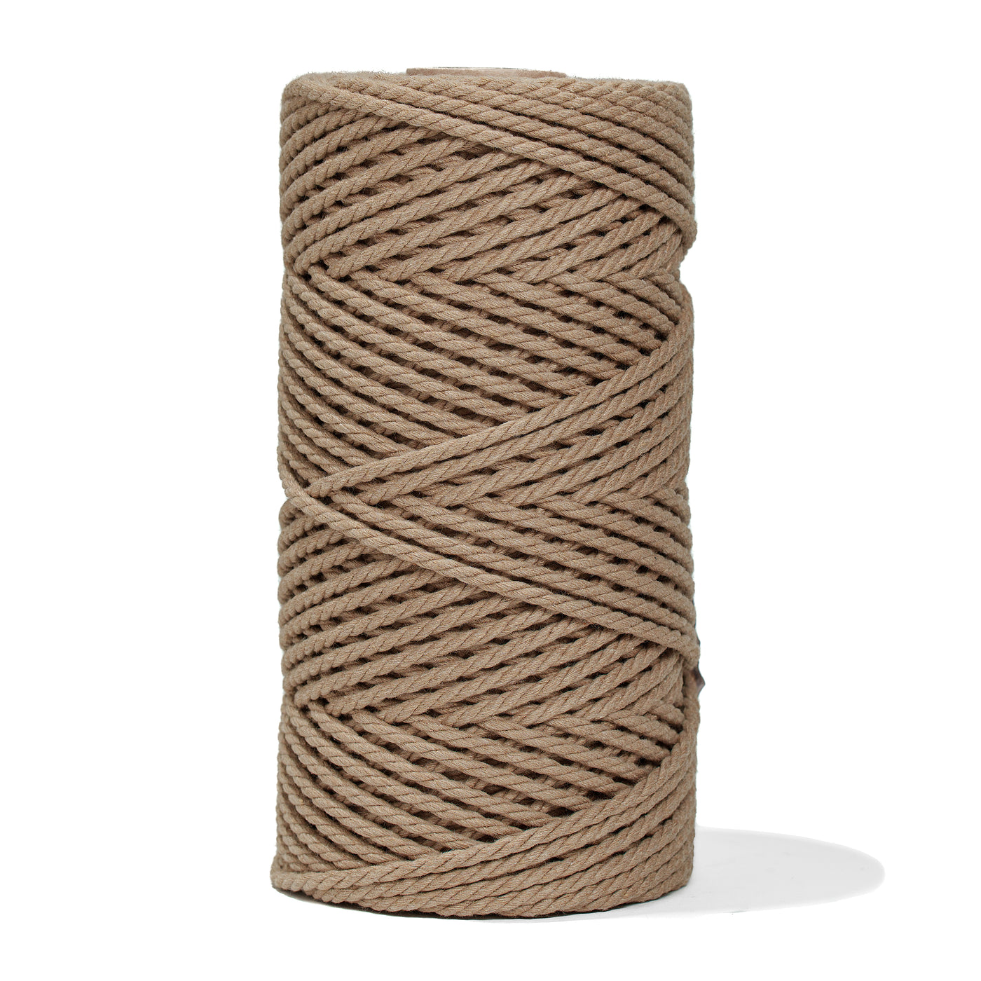 COTTON ROPE ZERO WASTE 3 MM - 3 PLY - DUNE COLOR