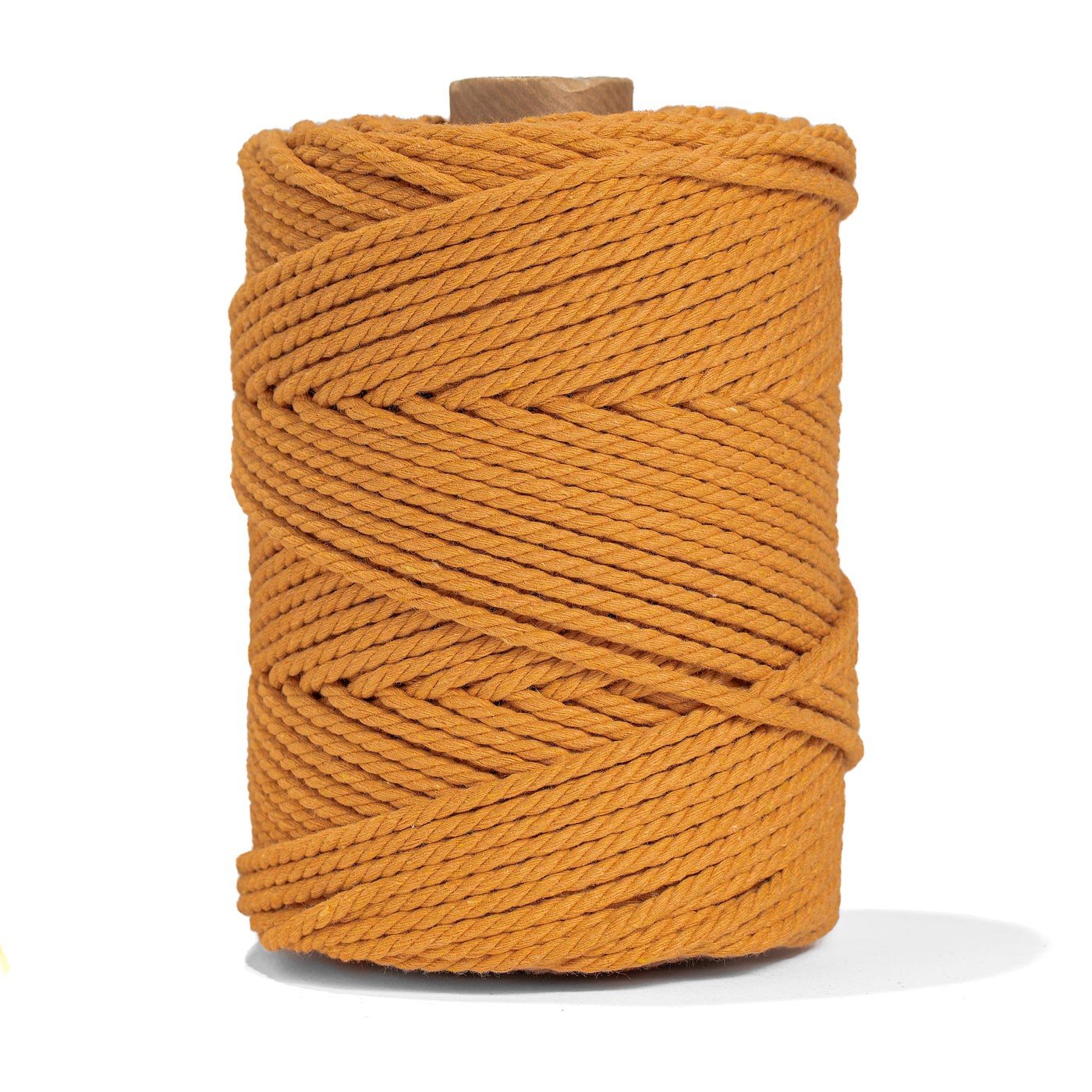 COTTON ROPE ZERO WASTE 3 MM - 3 PLY - CITRUS COLOR