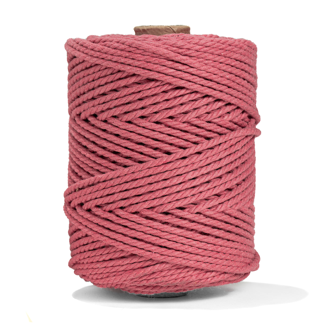 COTTON ROPE ZERO WASTE 3 MM - 3 PLY - HIBISCUS COLOR