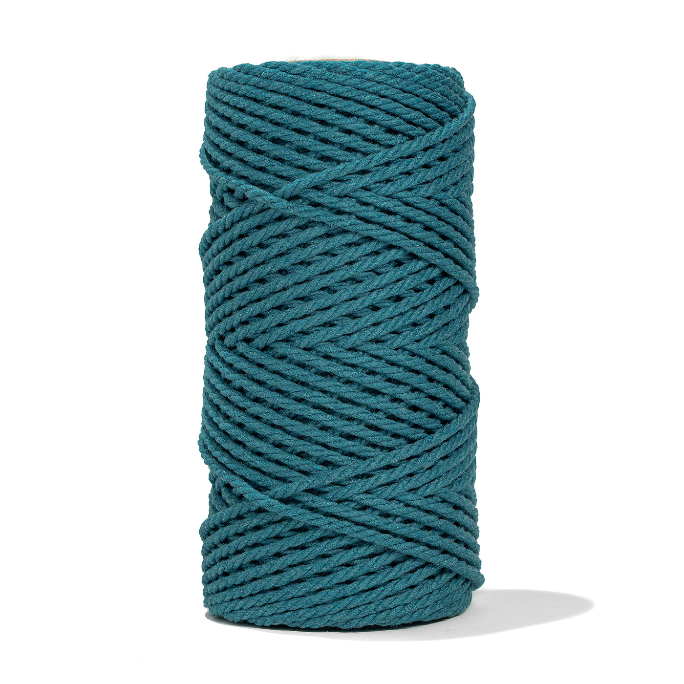 COTTON ROPE ZERO WASTE 3 MM - 3 PLY - OCEAN TEAL COLOR