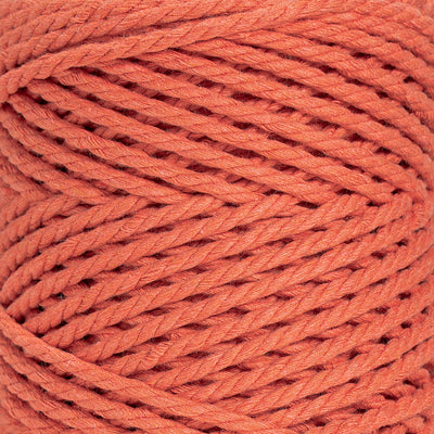 COTTON ROPE ZERO WASTE 3 MM - 3 PLY - SUNSET COLOR