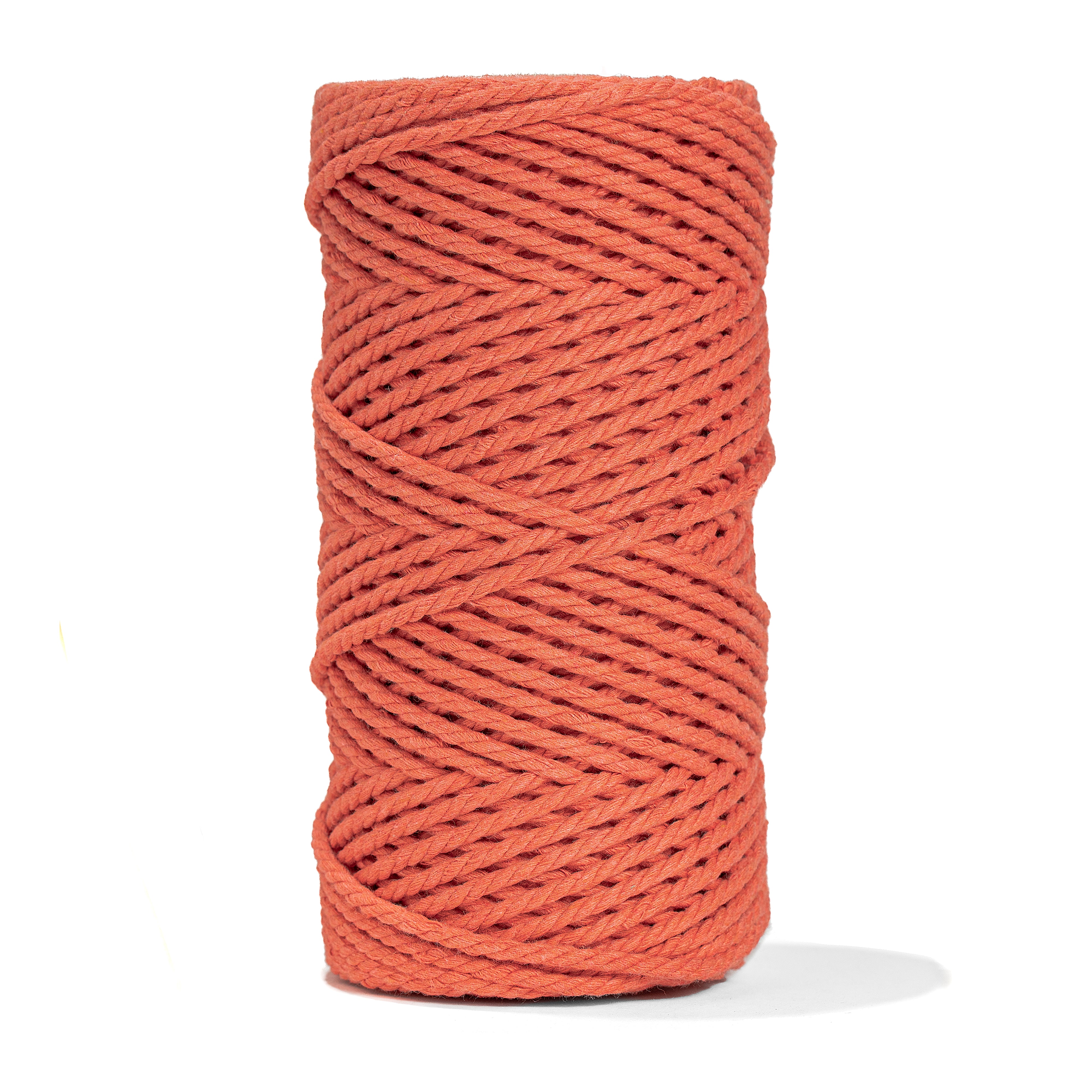 MACRAME COTTON ROPE ZERO WASTE 3 MM - 3 PLY - TERRACOTTA COLOR – Ganxxet