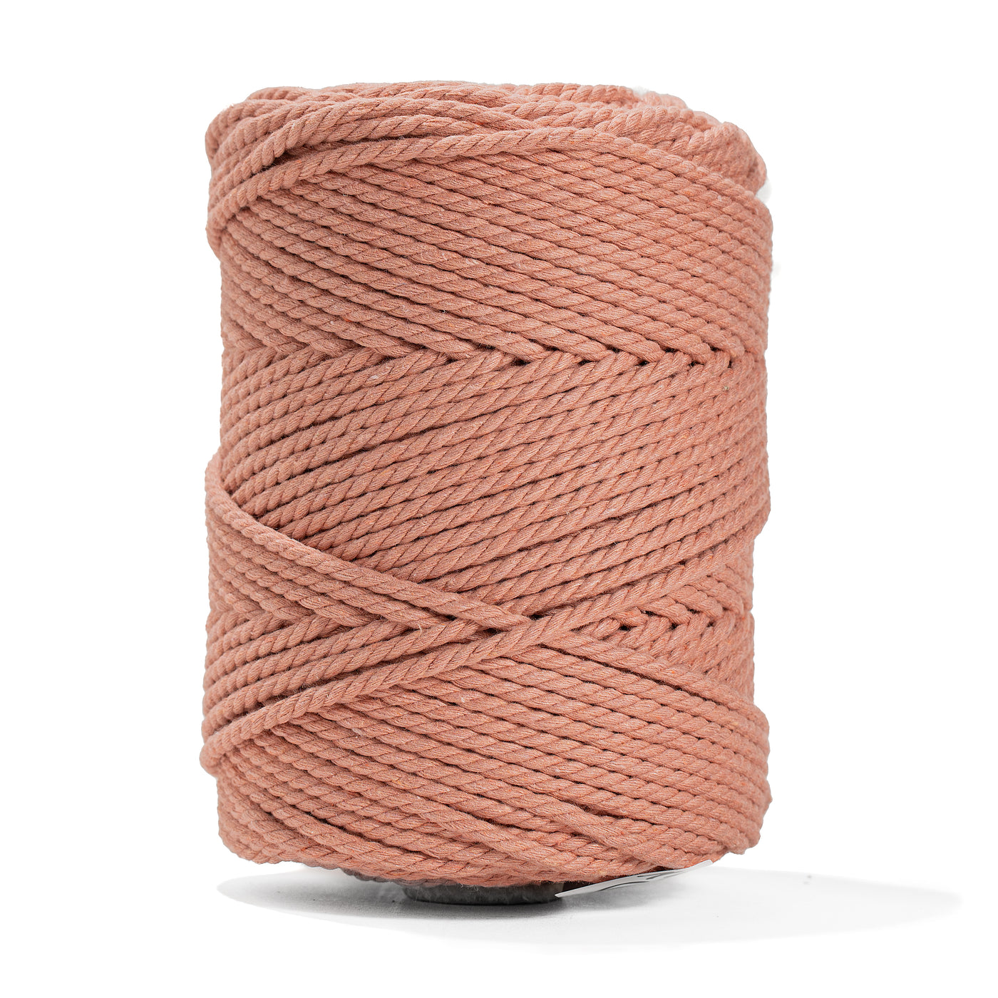COTTON ROPE ZERO WASTE 3 MM - 3 PLY - DUSTY PINK COLOR