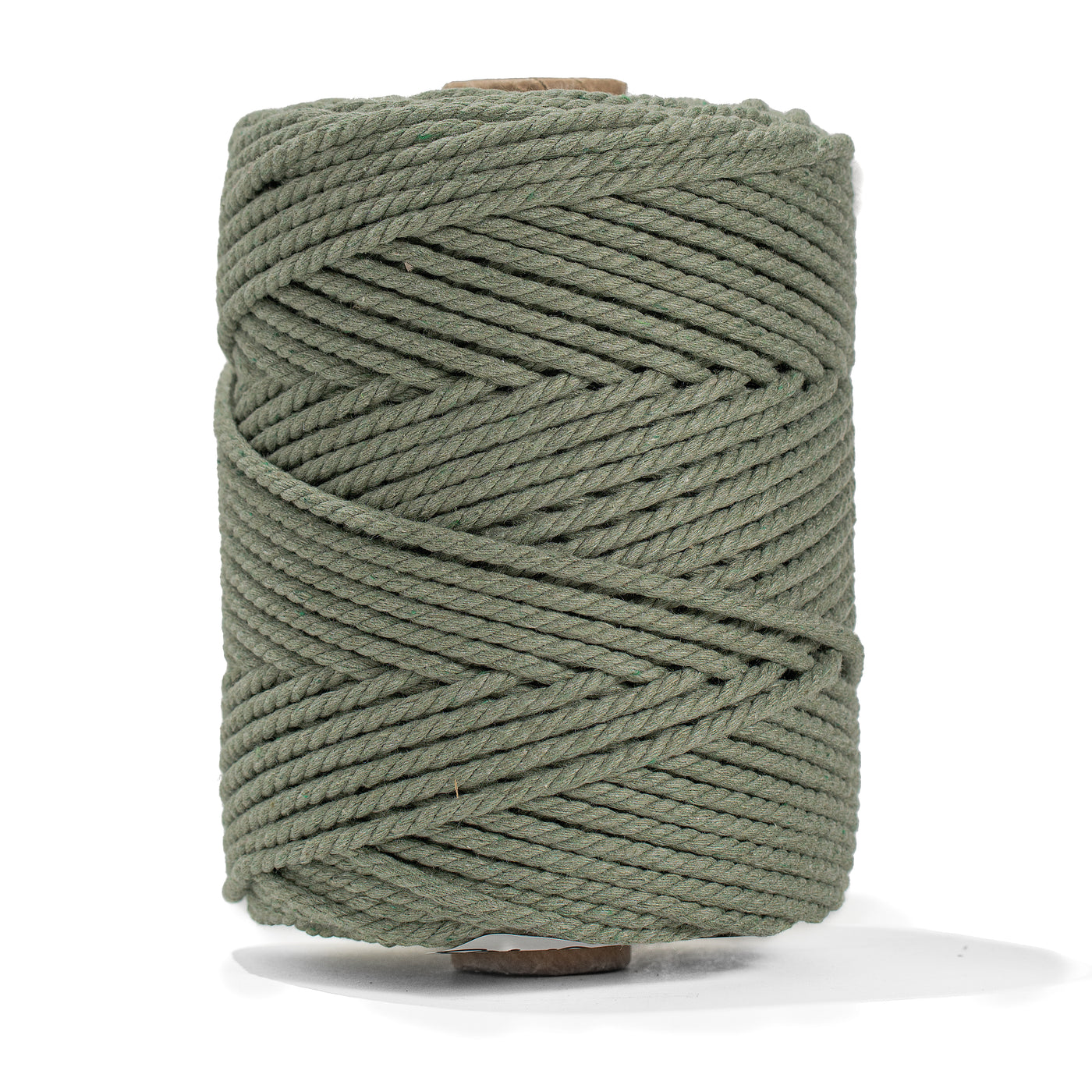 COTTON ROPE ZERO WASTE 3 MM - 3 PLY - EUCALYPTUS COLOR