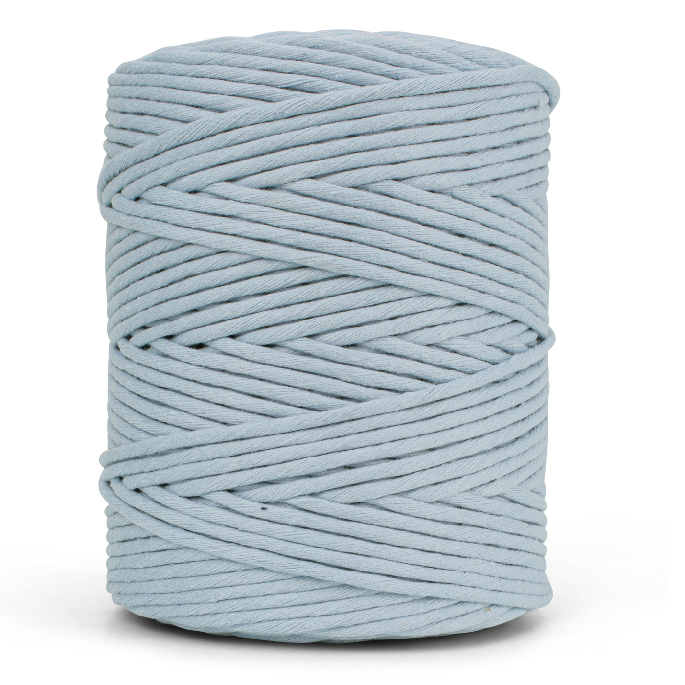 SOFT COTTON CORD ZERO WASTE 4 MM - 1 SINGLE STRAND - ICE BLUE COLOR