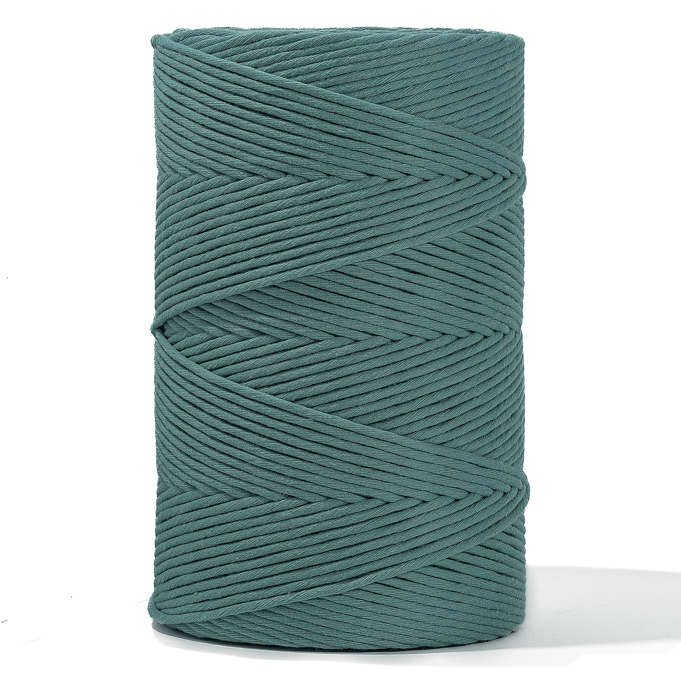 SOFT COTTON CORD ZERO WASTE 4 MM - 1 SINGLE STRAND - JADE COLOR