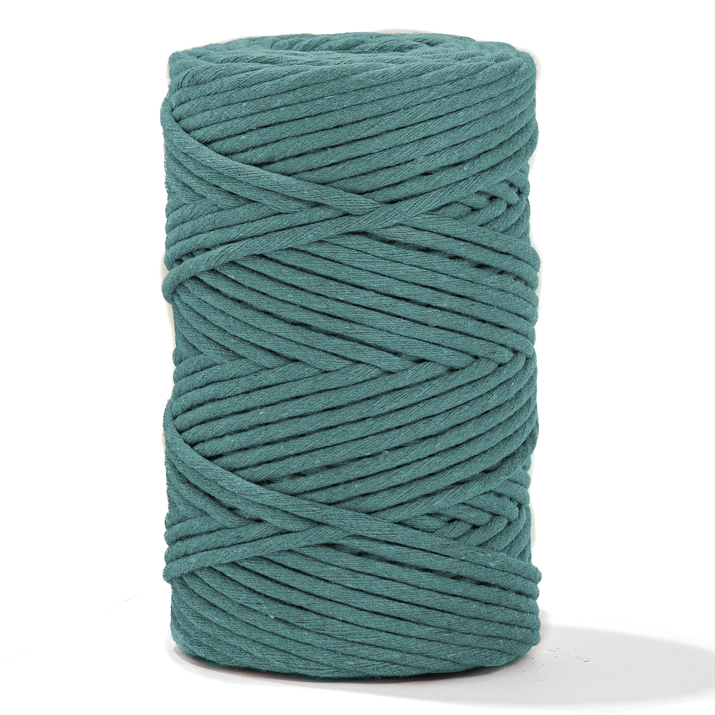 SOFT COTTON CORD ZERO WASTE 4 MM - 1 SINGLE STRAND - JADE COLOR