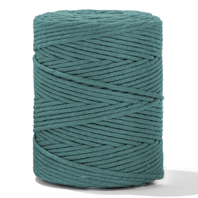 SOFT COTTON CORD ZERO WASTE 4 MM - 1 SINGLE STRAND - JADE COLOR
