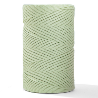 Soft Cotton Cord Zero Waste 4mm Single Strand - Dill Color