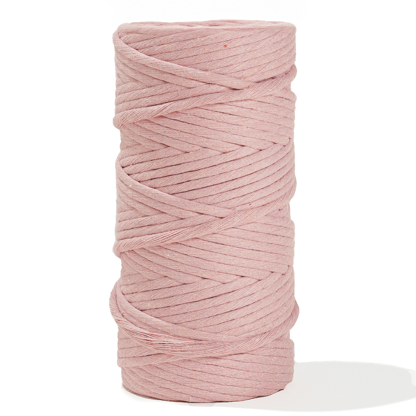 SOFT COTTON CORD ZERO WASTE 4 MM - 1 SINGLE STRAND - BALLET PINK COLOR