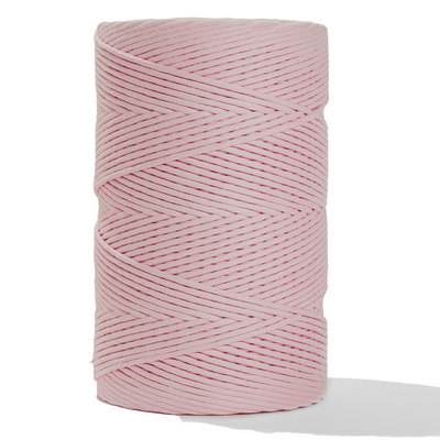 Soft Cotton Cord Zero Waste 4mm Single Strand - Baby Pink Color