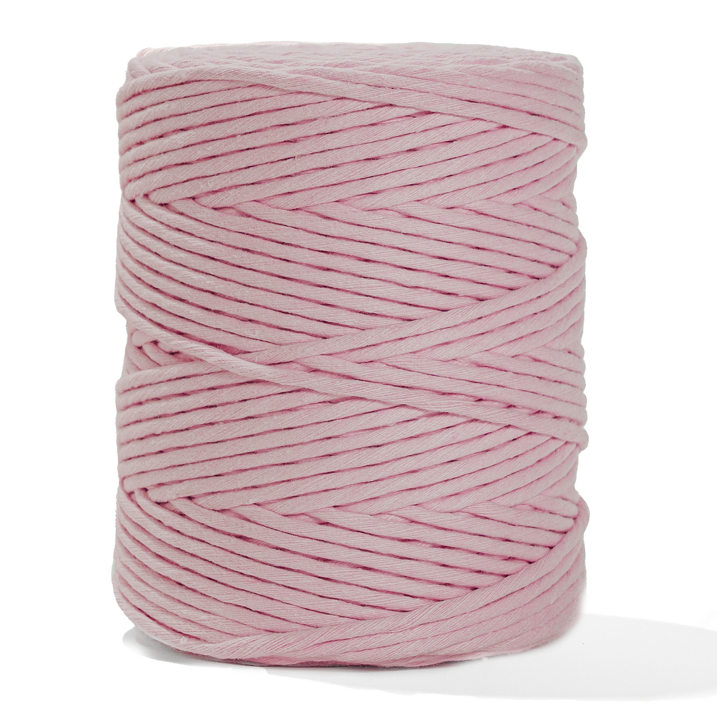 Soft Cotton Cord Zero Waste 4mm Single Strand - Baby Pink Color