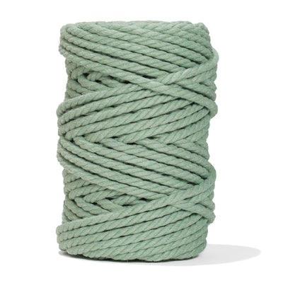 COTTON ROPE ZERO WASTE 5 MM - 3 PLY - AGAVE COLOR
