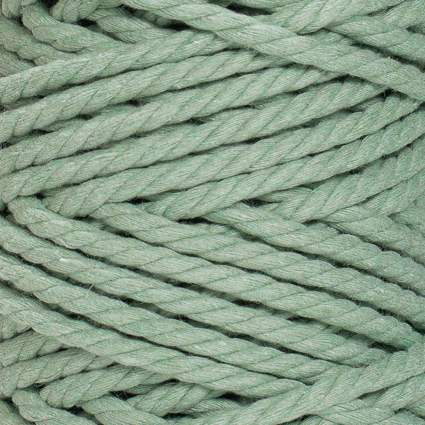 COTTON ROPE ZERO WASTE 5 MM - 3 PLY - AGAVE COLOR