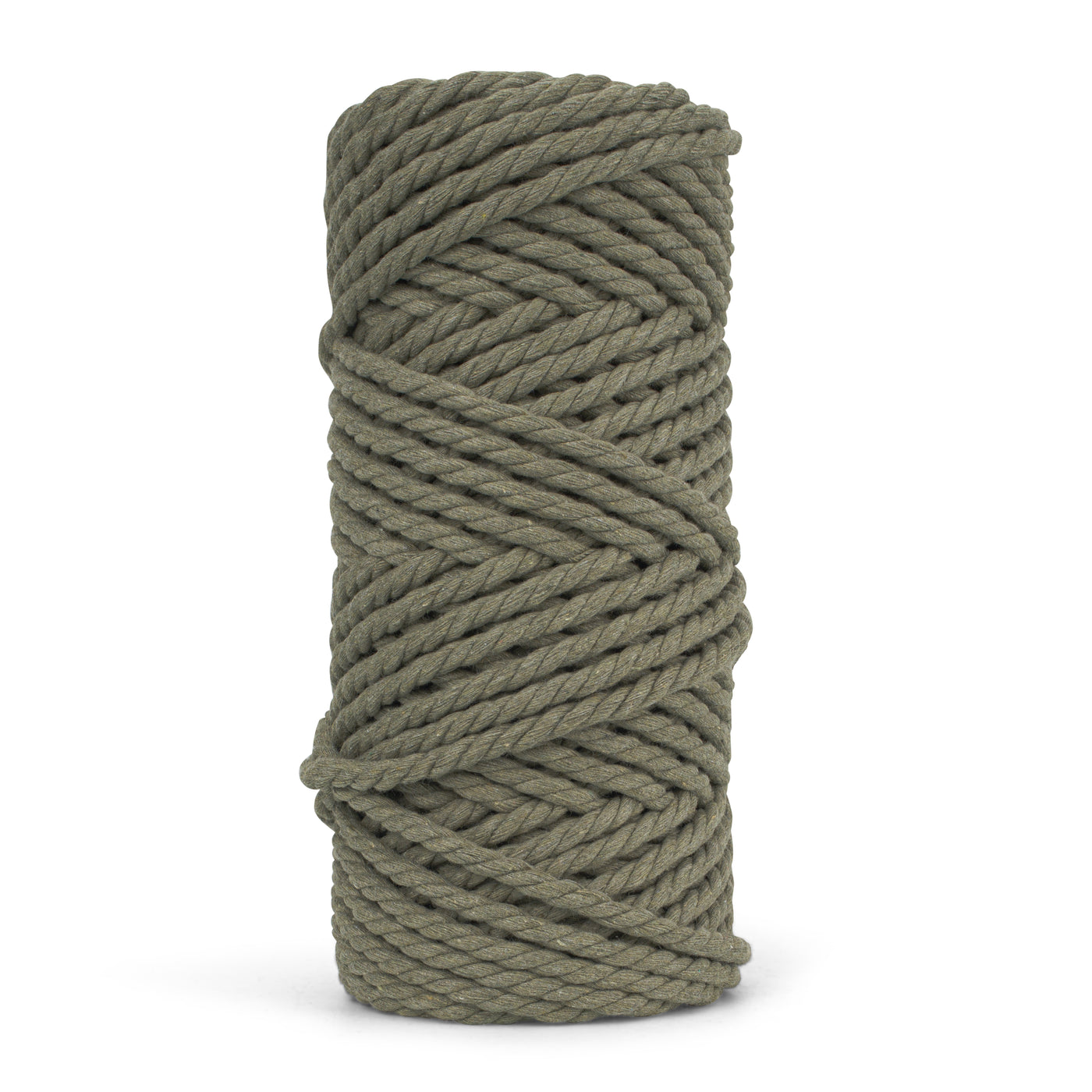 COTTON ROPE ZERO WASTE 5 MM - 3 PLY - BAY LEAF COLOR