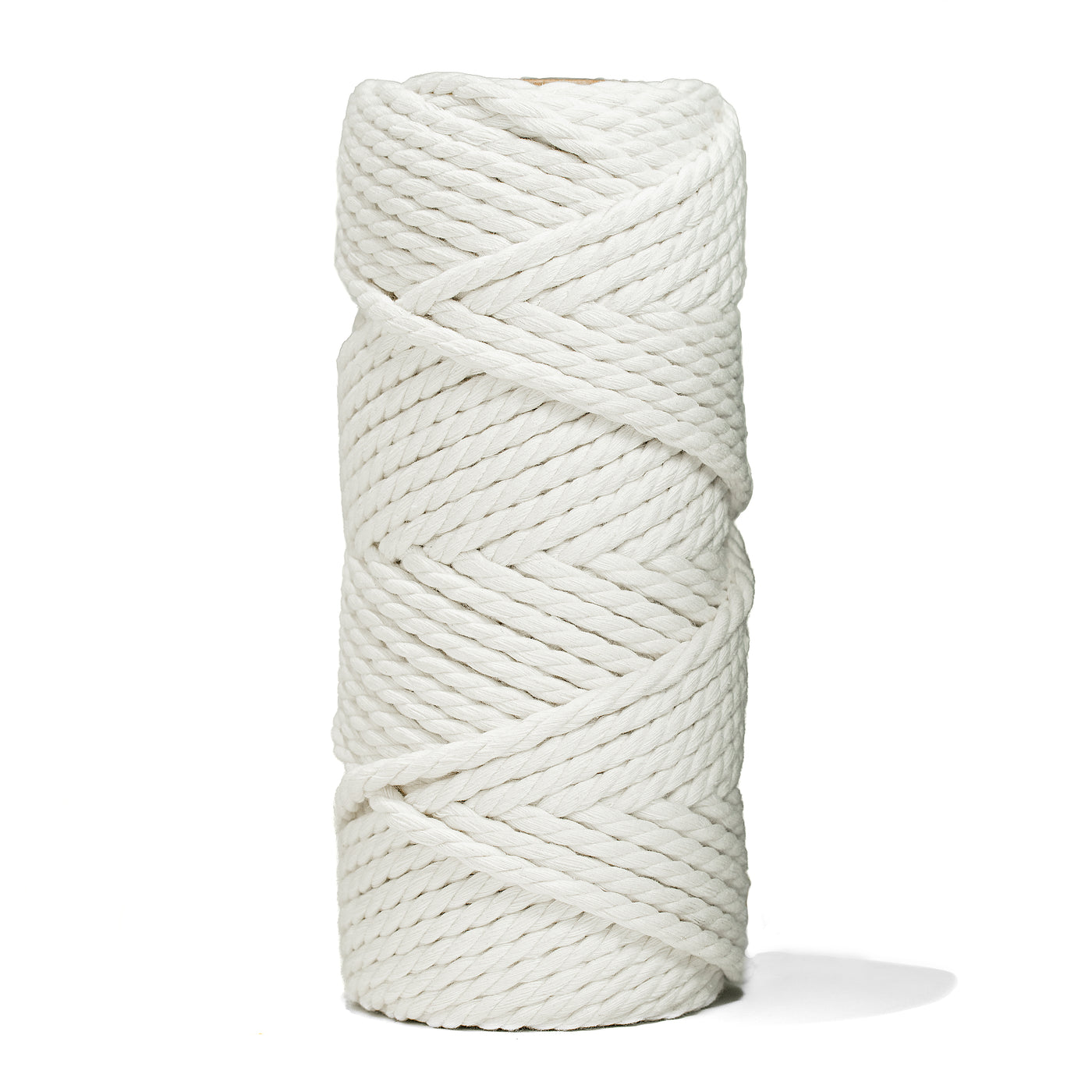 COTTON ROPE ZERO WASTE 5 MM - 3 PLY - IVORY COLOR