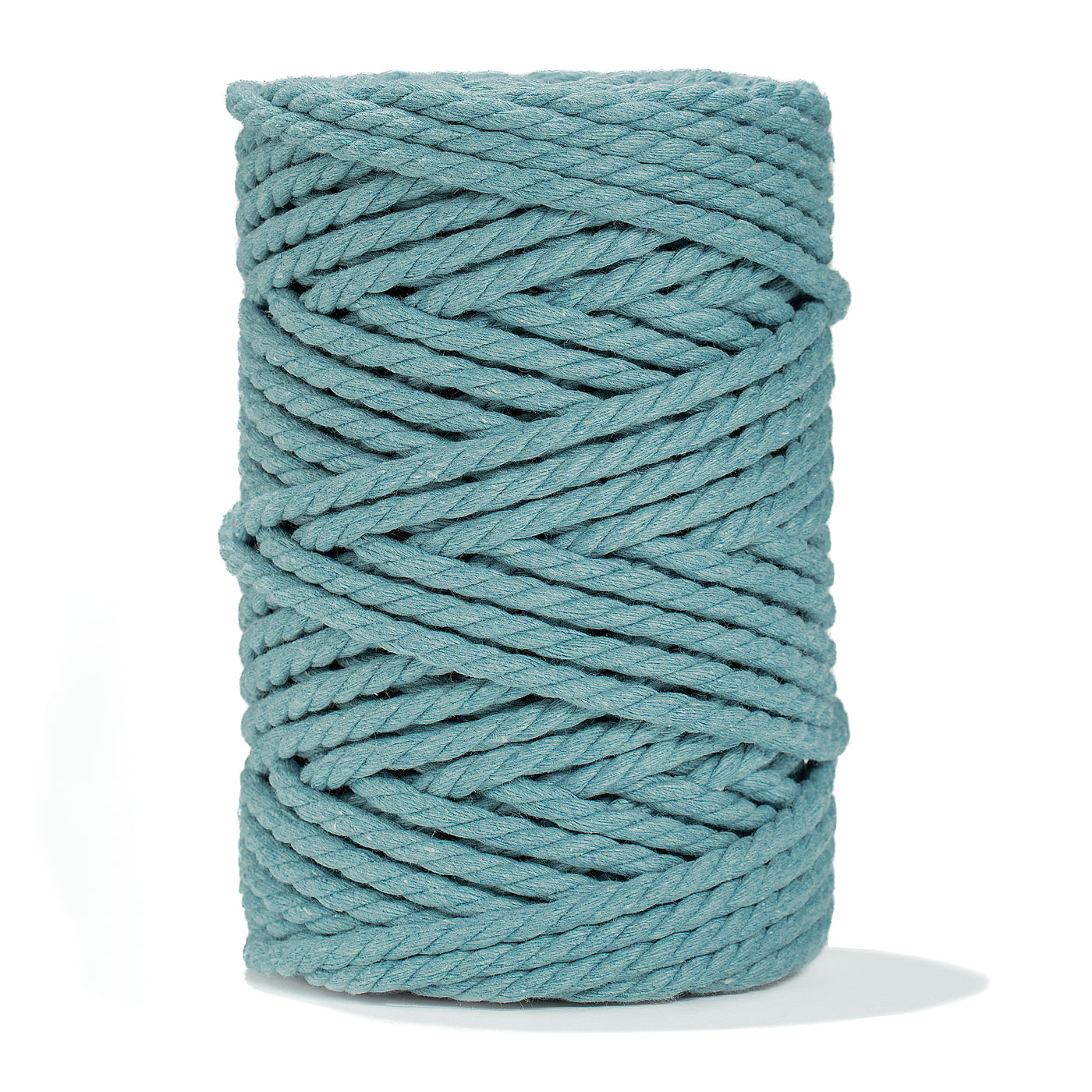 COTTON ROPE ZERO WASTE 5 MM - 3 PLY - OCEAN BLUE COLOR