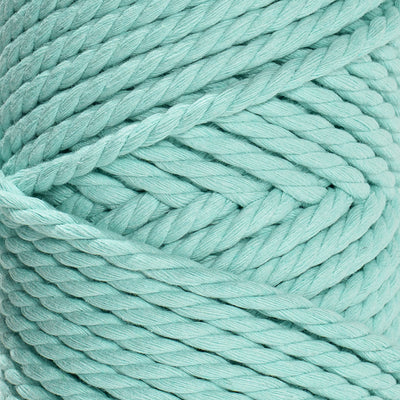 COTTON ROPE ZERO WASTE 5 MM - 3 PLY - BIMINI BLUE COLOR