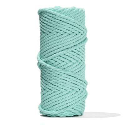 COTTON ROPE ZERO WASTE 5 MM - 3 PLY - BIMINI BLUE COLOR