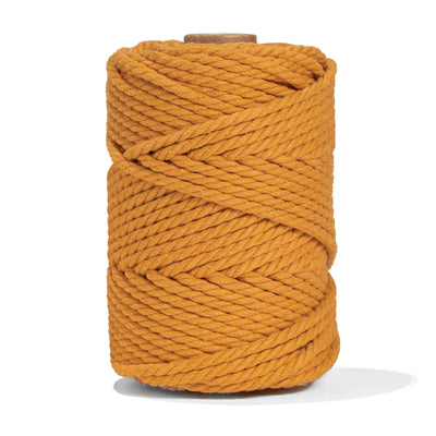 COTTON ROPE ZERO WASTE 5 MM - 3 PLY - CITRUS COLOR