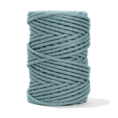 COTTON ROPE ZERO WASTE 5 MM - 3 PLY - CLOUDY BLUE COLOR