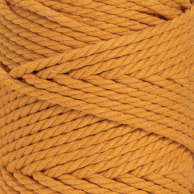 COTTON ROPE ZERO WASTE 5 MM - 3 PLY - CITRUS COLOR