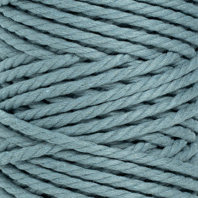 COTTON ROPE ZERO WASTE 5 MM - 3 PLY - CLOUDY BLUE COLOR