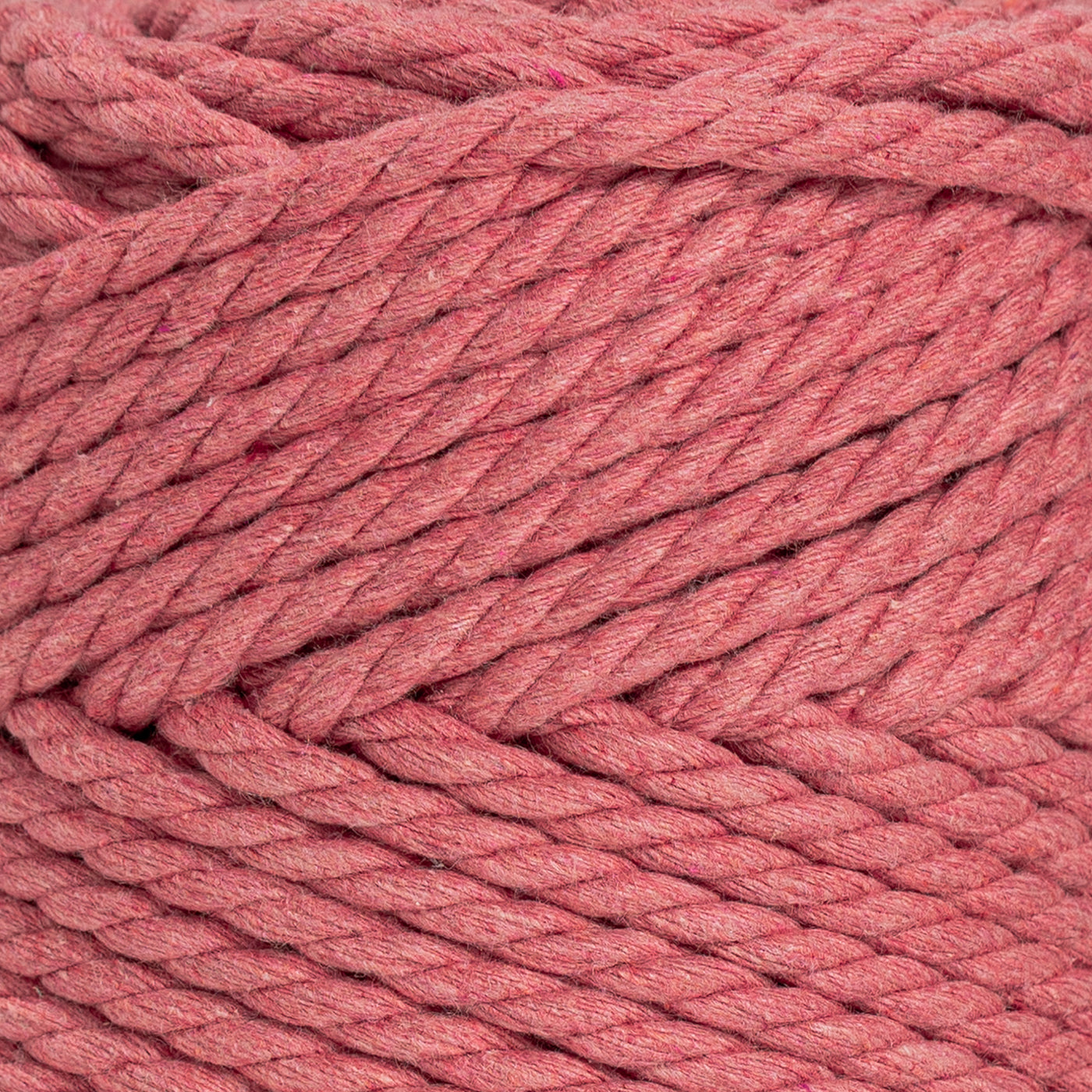 COTTON ROPE ZERO WASTE 5 MM - 3 PLY - HIBISCUS COLOR