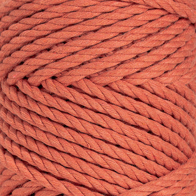 COTTON ROPE ZERO WASTE 5 MM - 3 PLY - SUNSET COLOR