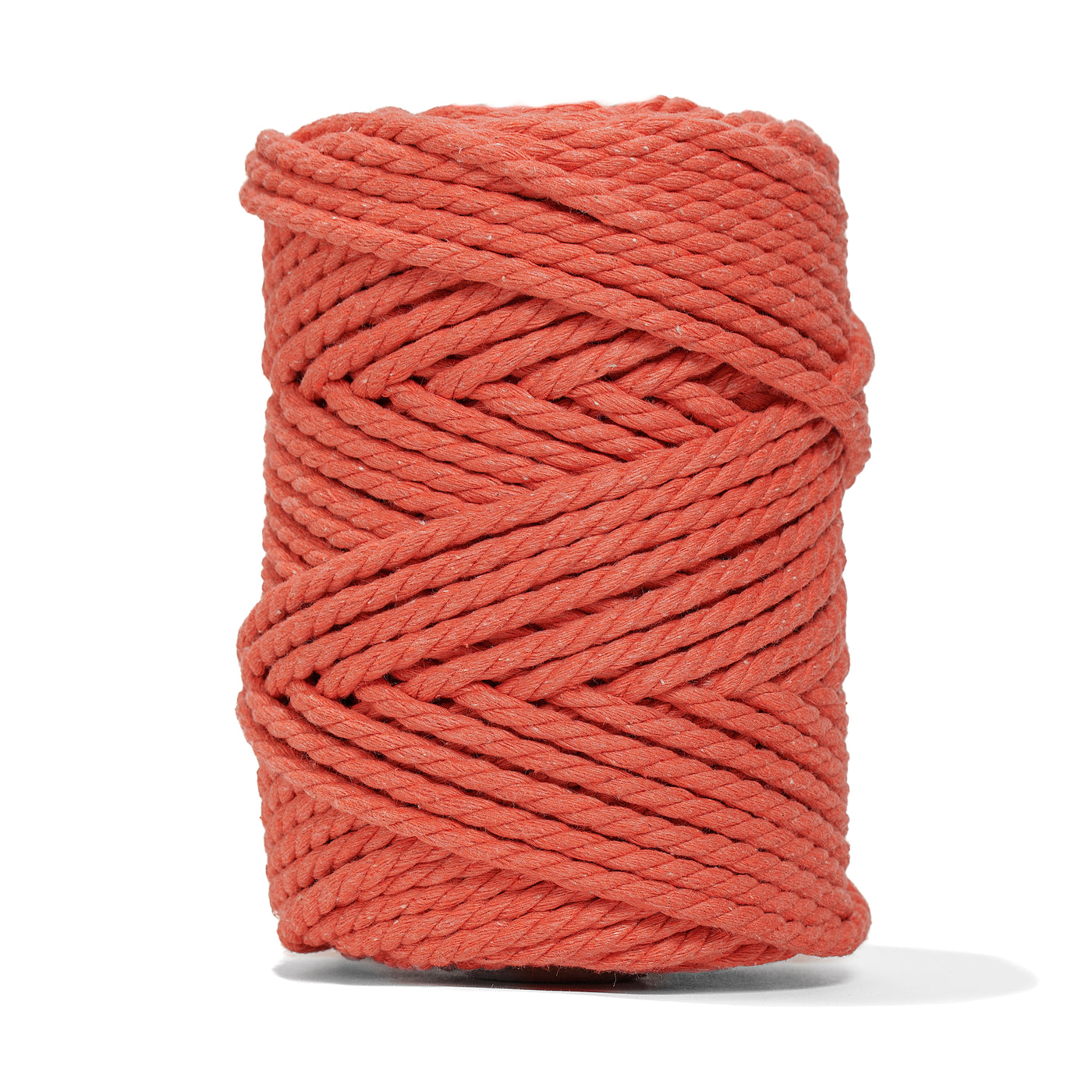 COTTON ROPE ZERO WASTE 5 MM - 3 PLY - ORANGE COLOR