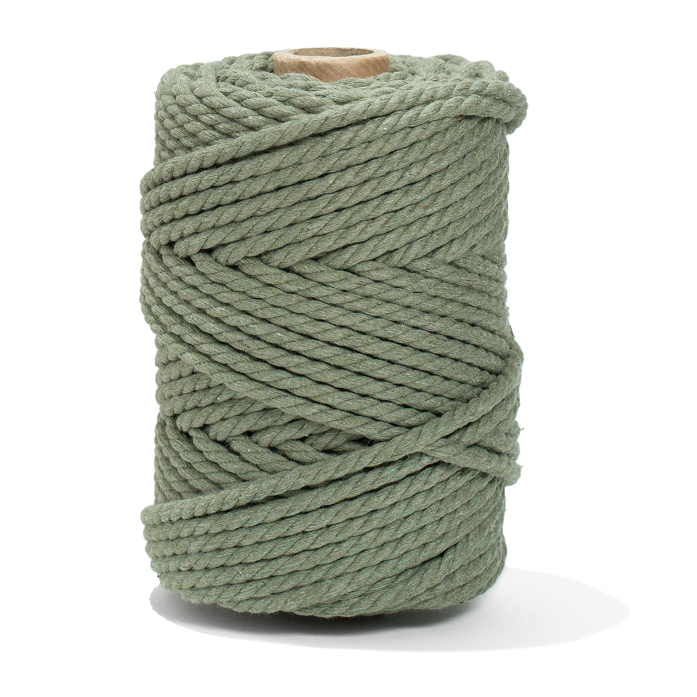 COTTON ROPE ZERO WASTE 5 MM - 3 PLY - EUCALYPTUS COLOR