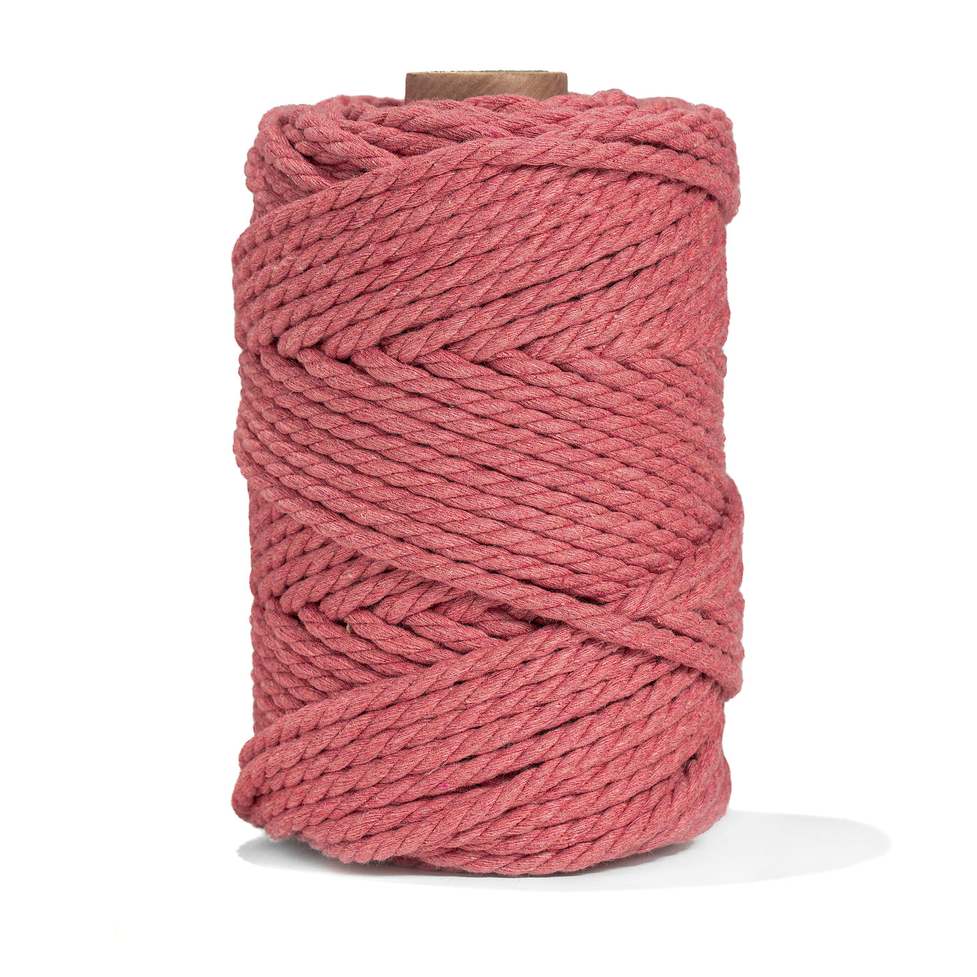 COTTON ROPE ZERO WASTE 5 MM - 3 PLY - HIBISCUS COLOR