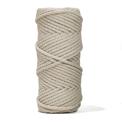 COTTON ROPE ZERO WASTE 5 MM - 3 PLY - MOON COLOR