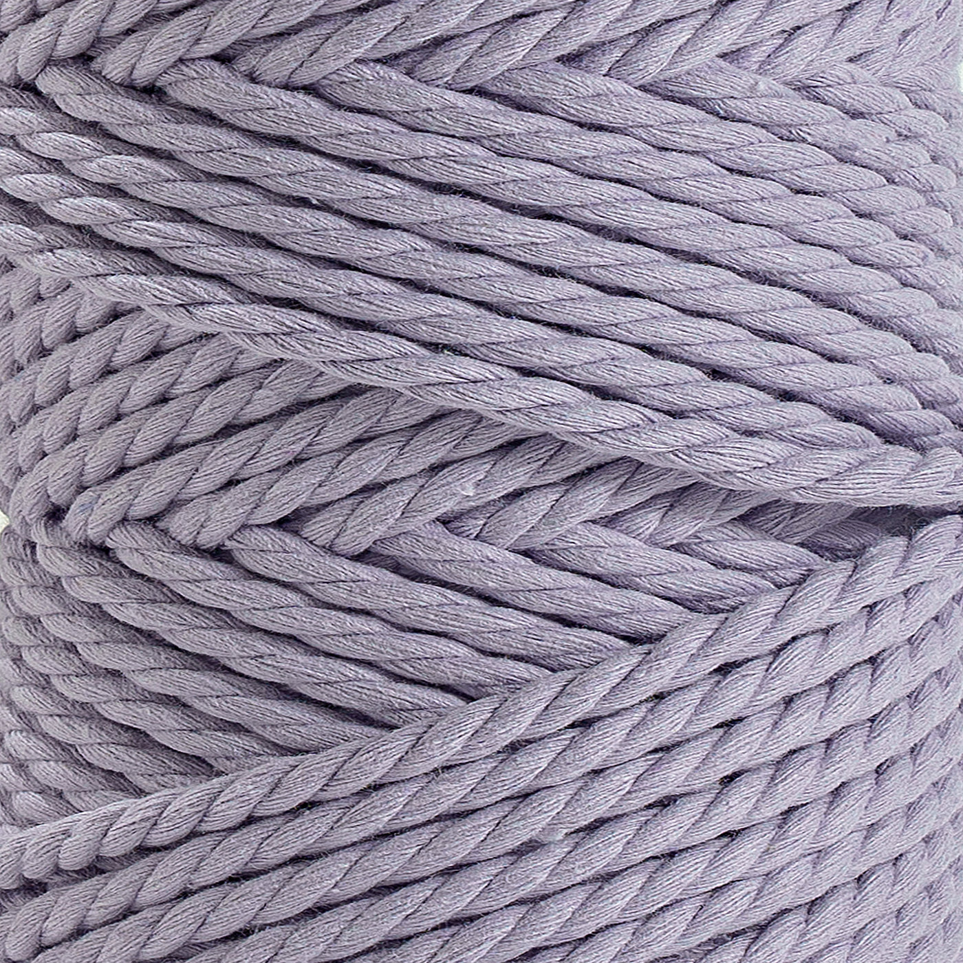 COTTON ROPE ZERO WASTE 5 MM - 3 PLY - LILAC COLOR