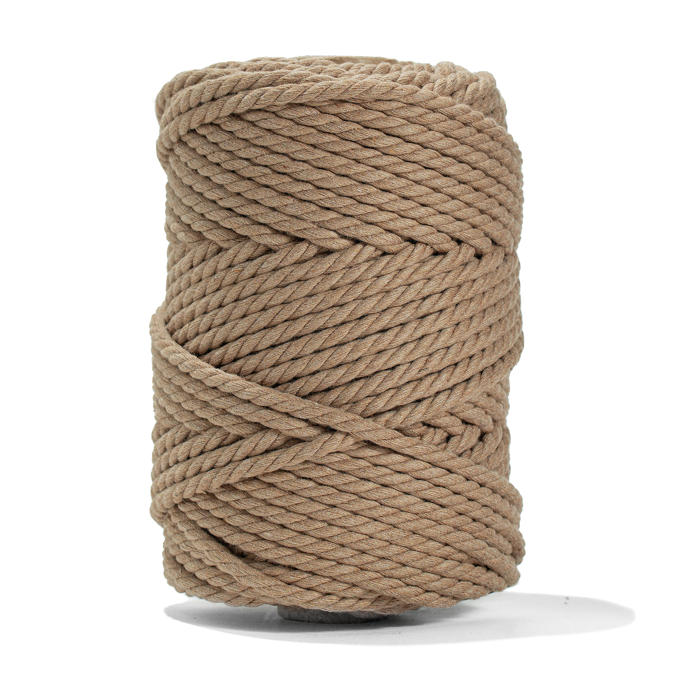 COTTON ROPE ZERO WASTE 5 MM - 3 PLY - MOCHA COLOR