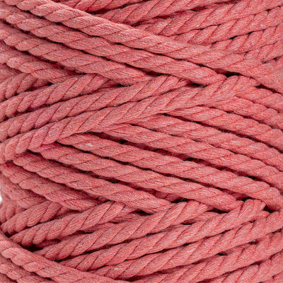 COTTON ROPE ZERO WASTE 5 MM - 3 PLY- SALMON COLOR
