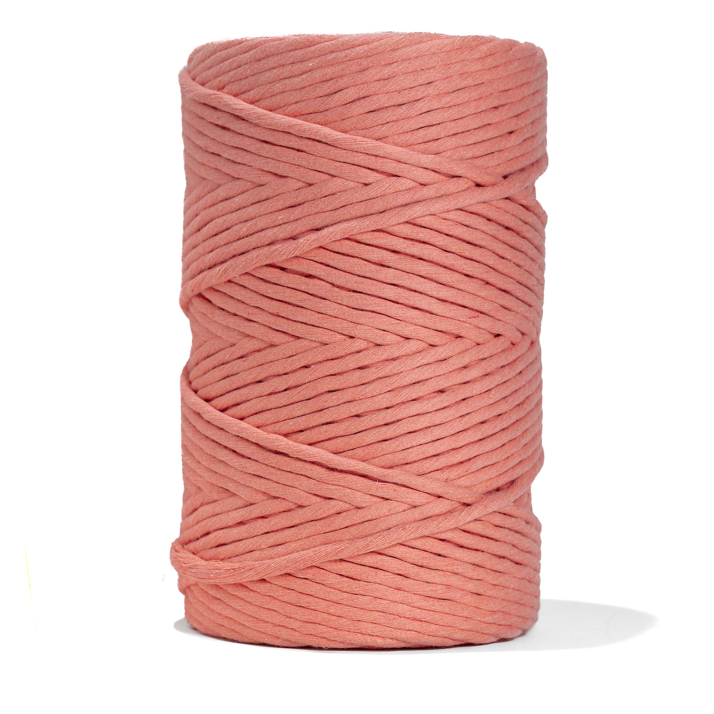 SOFT COTTON CORD ZERO WASTE 6 MM - 1 SINGLE STRAND -  FRUIT PUNCH COLOR