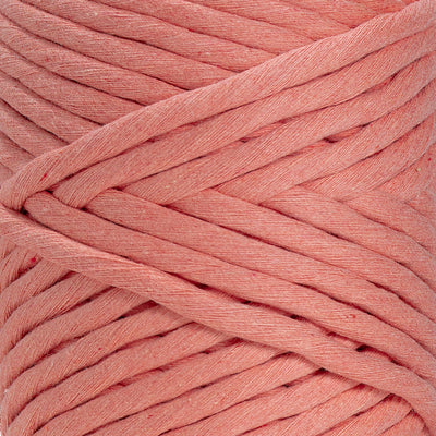 JUMBO SOFT COTTON CORD ZERO WASTE 8 MM - 1 SINGLE STRAND - FRUIT PUNCH COLOR