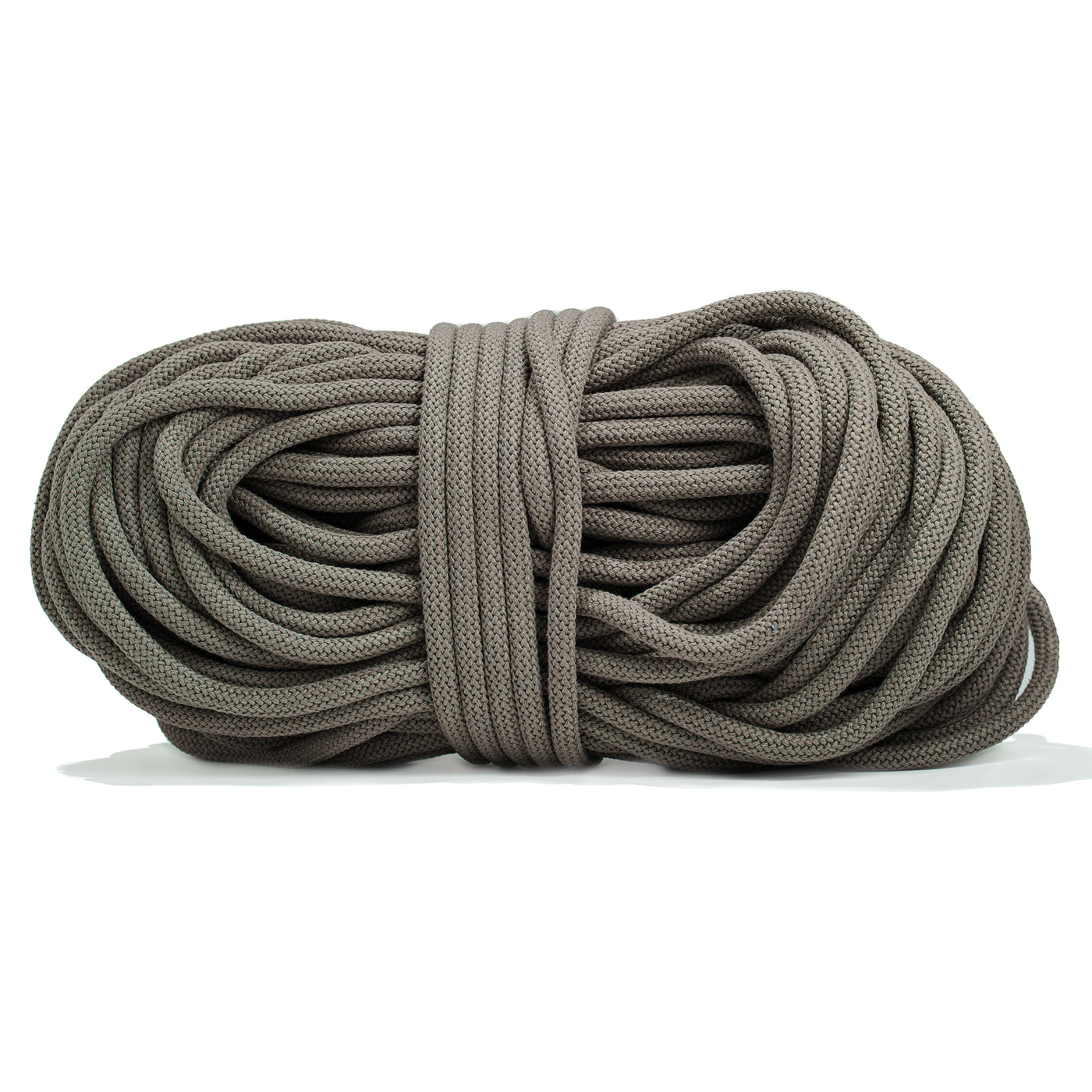 Braided Recycled Cotton Cord 9mm - Chestnut