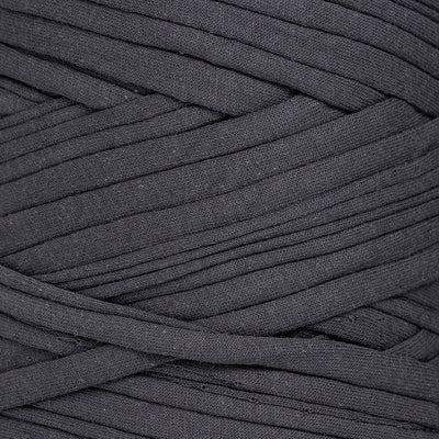 Recycled T-Shirt Fabric Yarn - Anthracite Color