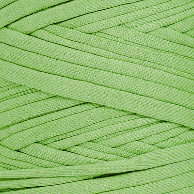 Recycled T-Shirt Fabric Yarn - Apple Green Color