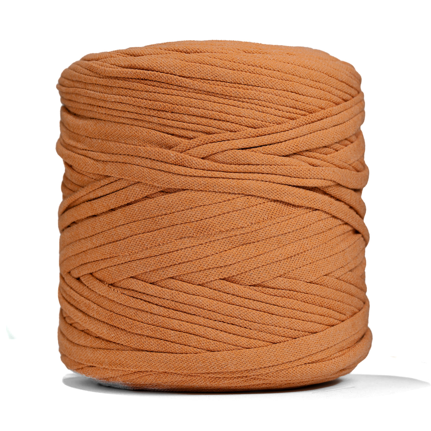 Recycled T-Shirt Fabric Yarn - Apricot Color