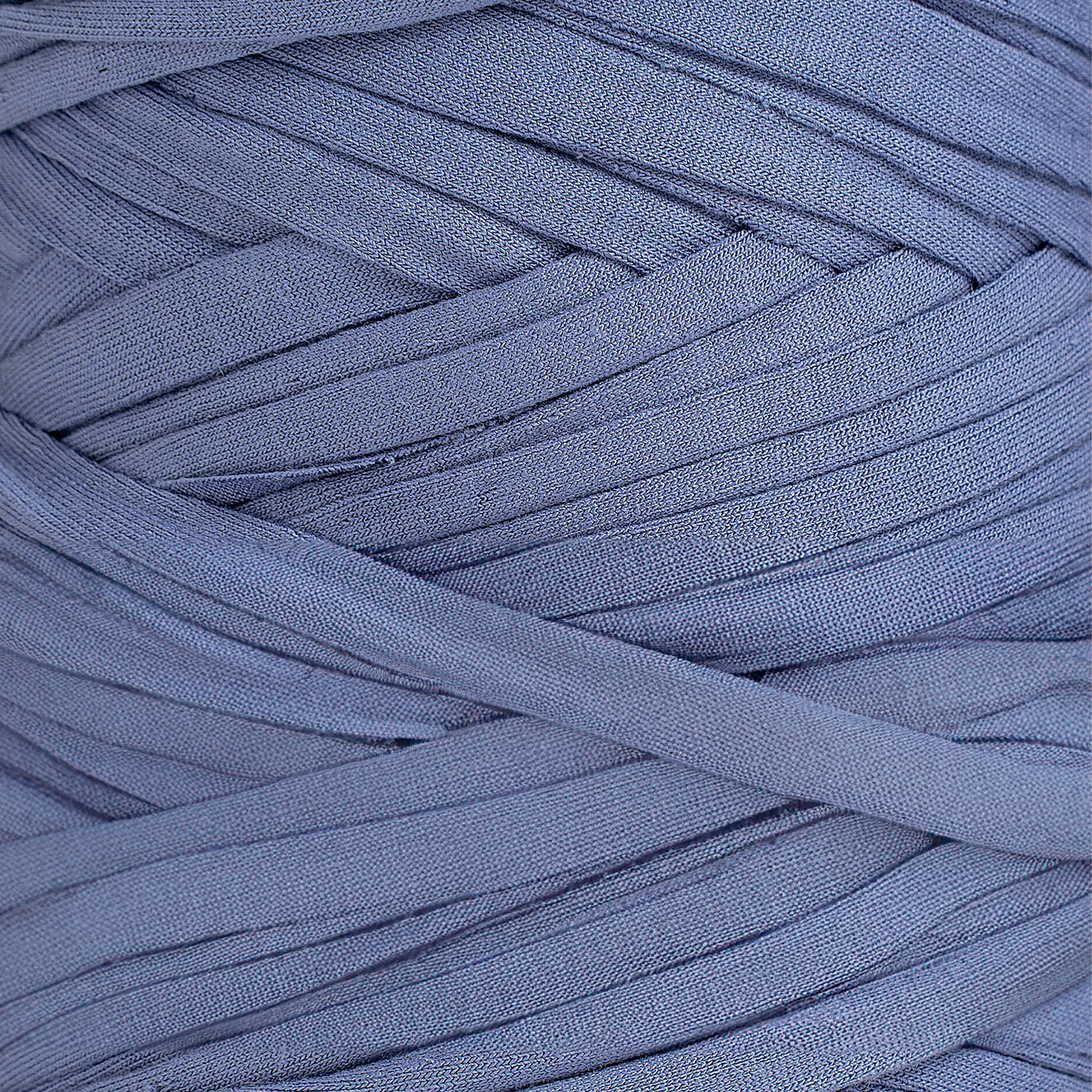 Recycled T-Shirt Fabric Yarn - Azure Color